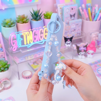 ✨ Sanrio Inspired Kawaii Beaded Phone Charm - 🎀📱💖