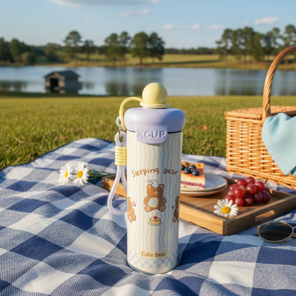 Cute Sleeping Bear Tumbler