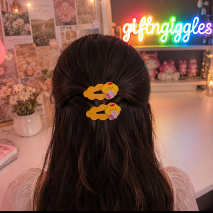 Adorably Kawaii Sanrio Tic-Tac Hair Accessory Pair 🌈💫
