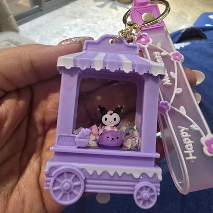 Kuromi Light Keychain
