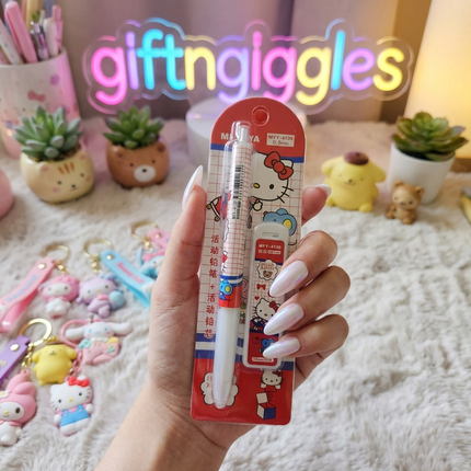 ✨ Adorable Hello Kitty Mechanical Pencil & Lead Set! ✨