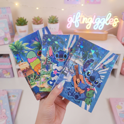 ✨ Adorable Stitch Magnetic Closure Diaries! 🌺