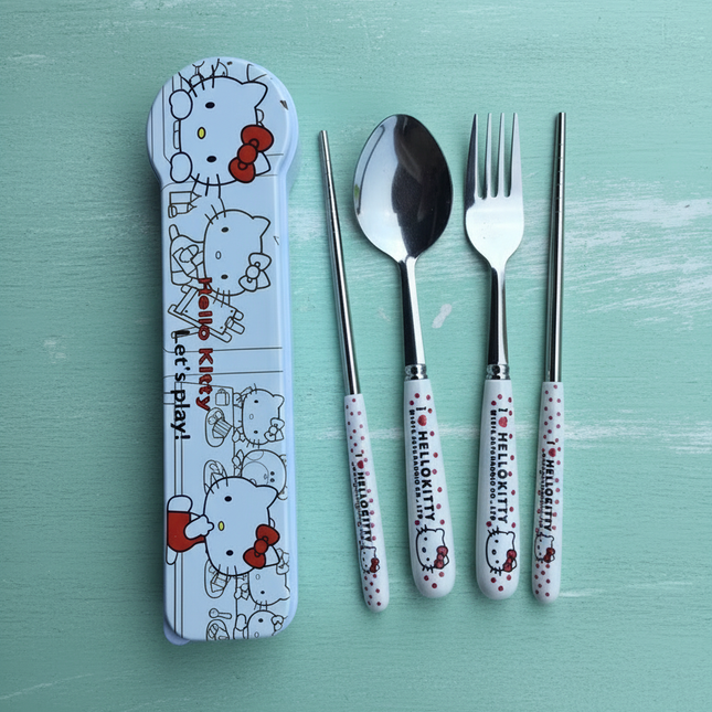 Hello Kitty Cutlery Set