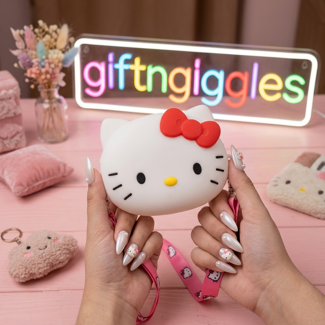 Hello Kitty Silicone Sling Bag