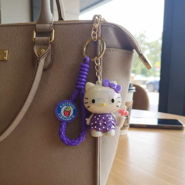 Acrylic Hello Kitty Keychain