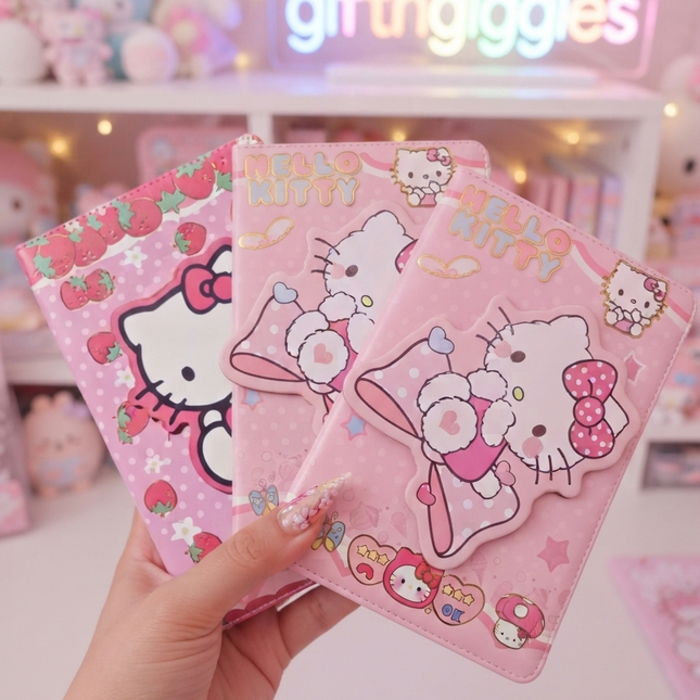 ✨ Hello Kitty Spinner Diary – Cute & Interactive Kawaii Stationery 🎀📓