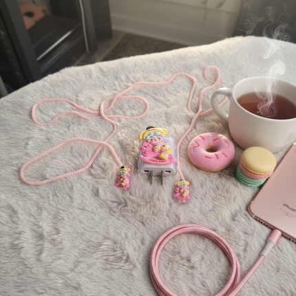 Cute IPhone  TPU (soft) (20W) Charger Case