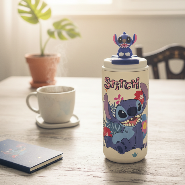 Cute Stitch Coffee Tumbler