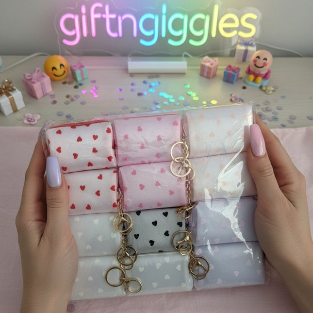 Heart Keychain/Coin Pouch