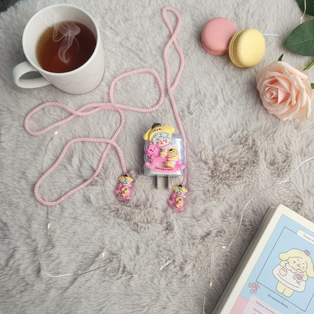 Cute IPhone  TPU (soft) (20W) Charger Case