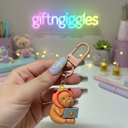 Capybara Zip/Bag Charm