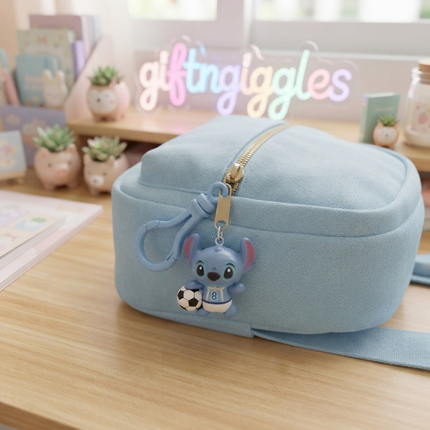 Level Up Your Gear! Cute Stitch Sport Zip Charms 🏈⚽️🎾