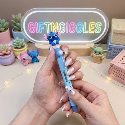 Stitch 4in1 Rotating Pen