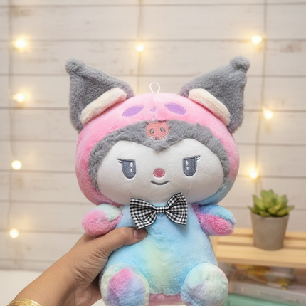 Pastel Rainbow Kuromi Plush