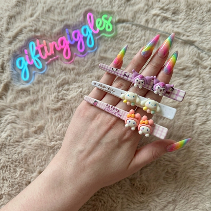 Kawaii Sanrio-Inspired Hair Accessories for Daily Styling