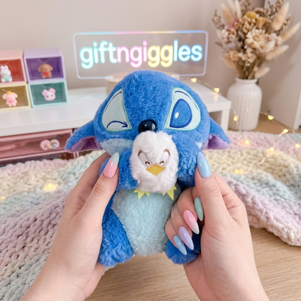 Stitch Plushy with Baby Chick
