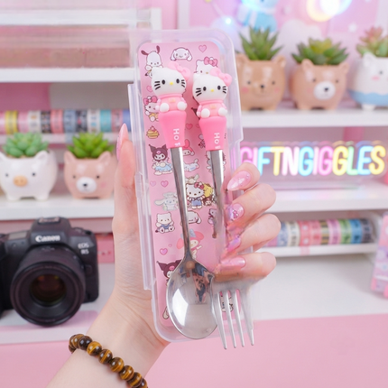 Hello Kitty Cutlery Set