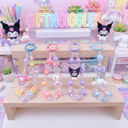 ✨ Sanrio Inspired Kawaii Beaded Phone Charm - 🎀📱💖