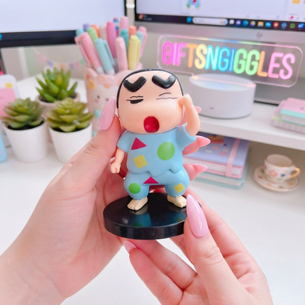 ✨ Crayon Shinchan Funko-Style Collectible Figures 🧸🎀🌈
