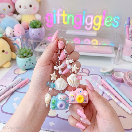Pastel Camera Phone Charms 📸✨