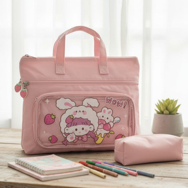 Cute Pink Tote Bag