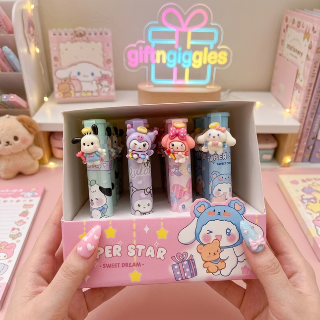 ✨ Adorable Sanrio Character Stick Eraser Pens! ✨