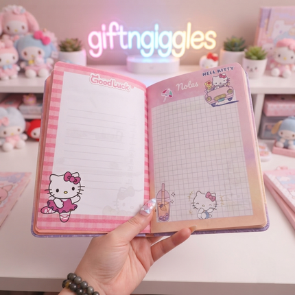 ✨ Hello Kitty Spinner Diary – Cute & Interactive Kawaii Stationery 🎀📓