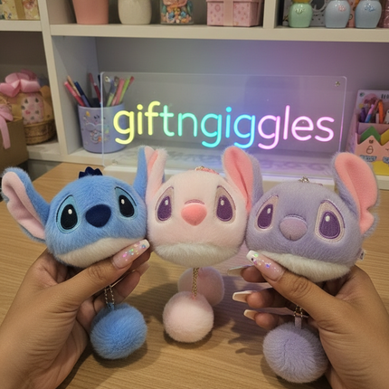 Cute Stitch Plushy Keychain/Bag Charm