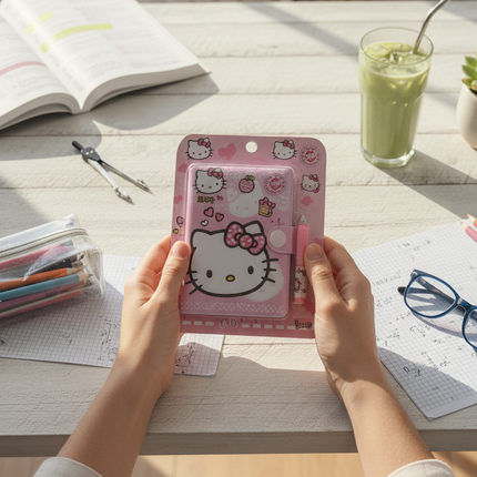 Cute Hello Kitty Diary with Pen