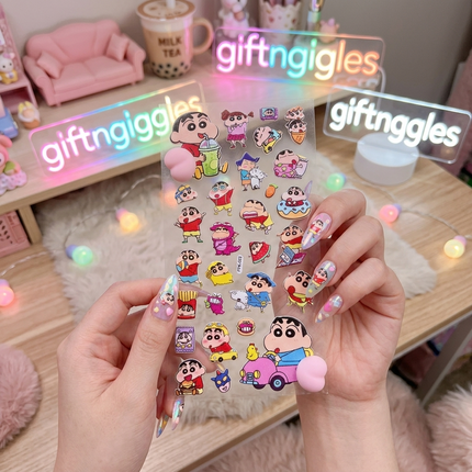 Schinchan Squishy Stickers
