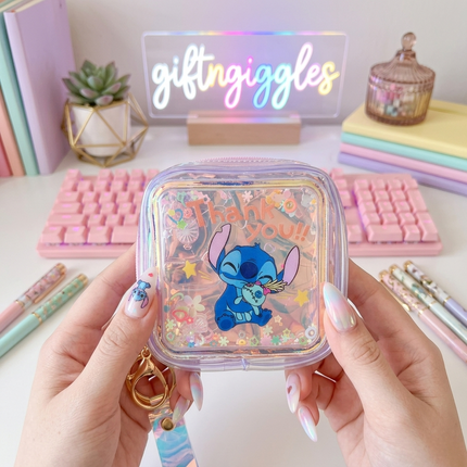 Kawaii Stitch Water Coin Purse/Keychain/Bag Charm