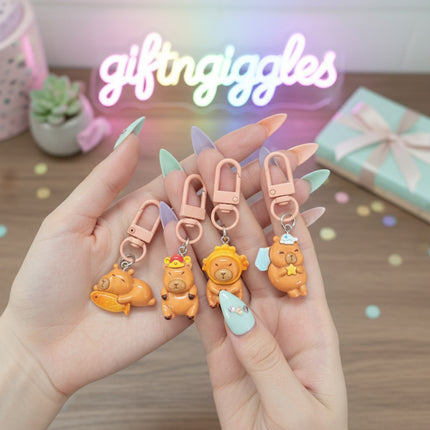 Capybara Zip/Bag Charm