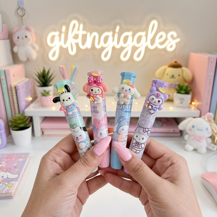 ✨ Adorable Sanrio Character Stick Eraser Pens! ✨