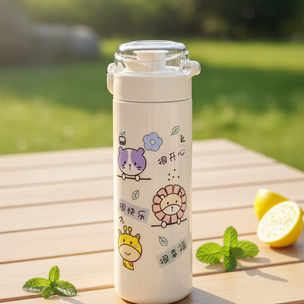 Cute Glass Water Bottle