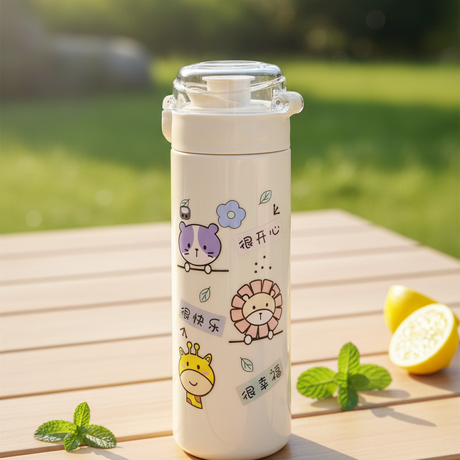 Cute Glass Water Bottle