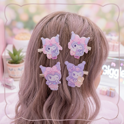 Kuromi Sanrio Hair Accessories