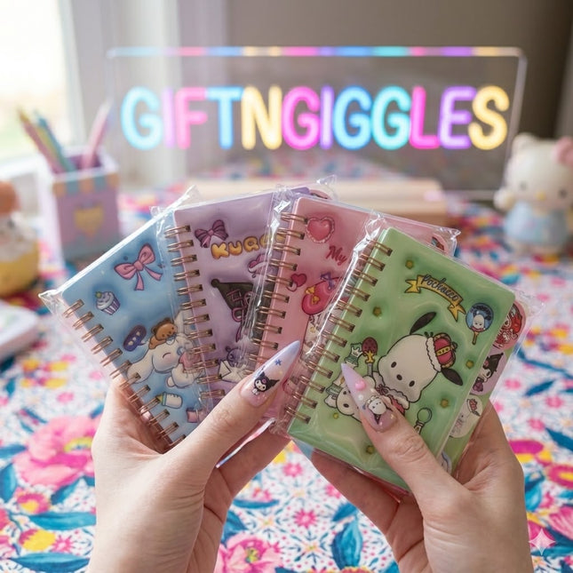 ✨ Kawaii Sanrio Character Spiral Mini Diaries ✨
