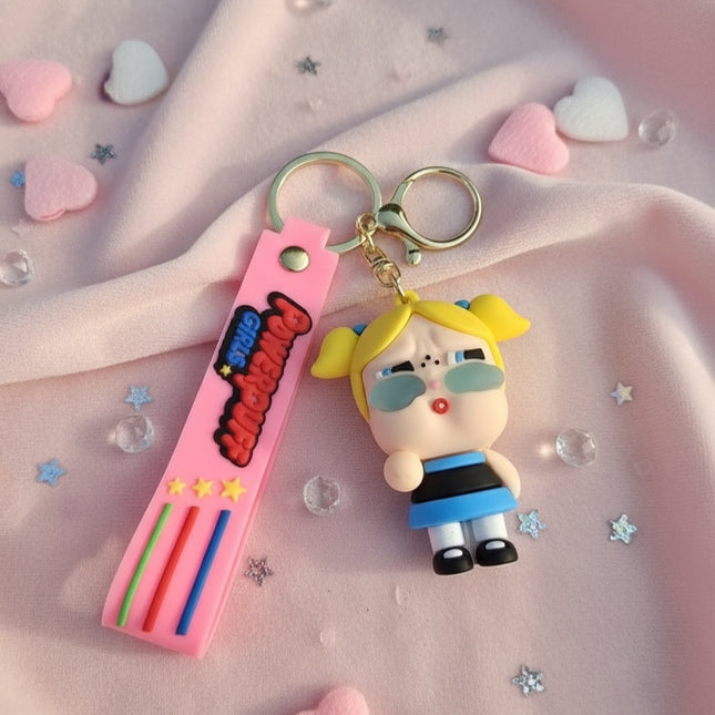 Power Puff Girl Keychain/Bag Charm