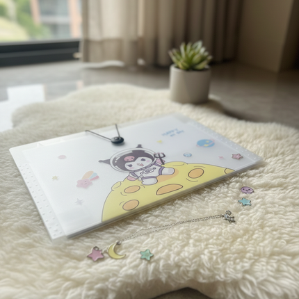 Kuromi A4 Folder with Pockets