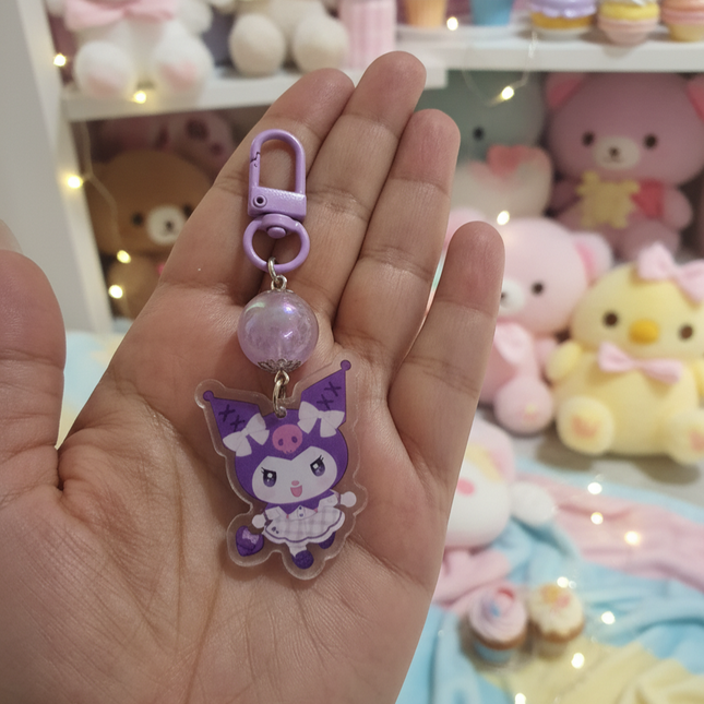 Cute Kuromi Zip Charm