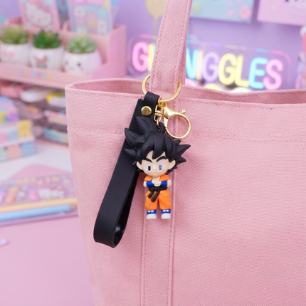 ✨ Goku Anime Keychain – Cute Dragon Ball Z Bag Charm 🐉🔥🎒