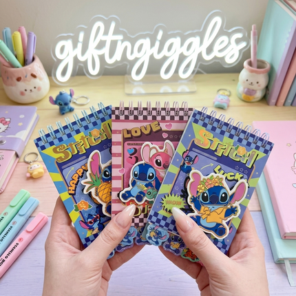 Adorable Stitch Spiral Pocket Diary