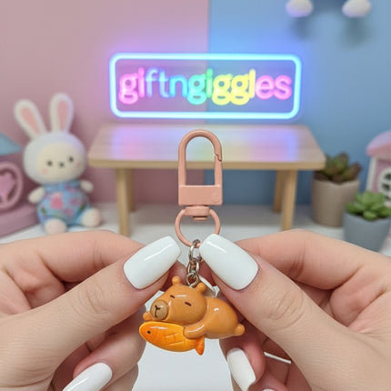 Capybara Zip/Bag Charm