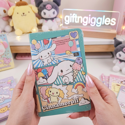 ✨ Cute Sanrio Character Pocket Notebooks with Elastic Band Closure ✨