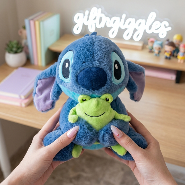 Stitch Plushy with Frog