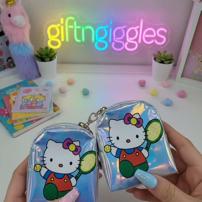 Hello Kitty Holographic Coin Purse/Keychain/Bag Charm