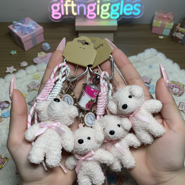Cute Teddy Bag Charm