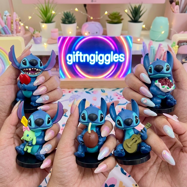 Kawaii Stitch Figurines in Big Size