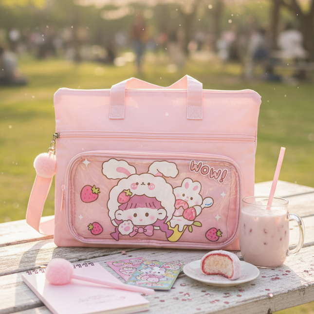 Cute Pink Tote Bag