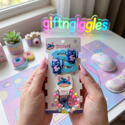 Stitch Hair Accessories Set